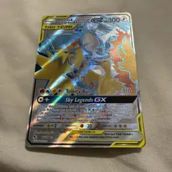 Pokemon Moltres & Zapdos & Articuno GX (Full Art) 66/68 Hidden Fates Holo - Image 1