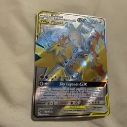 Pokemon Moltres & Zapdos & Articuno GX (Full Art) 66/68 Hidden Fates Holo - Image 3
