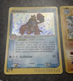 Giovanni's Machamp 068-Gym Challenge 1999 Pokemon Japanese + Crawdaunt 3/97-HOLO - Image 3