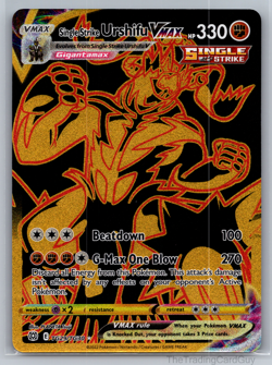 Single Strike Urshifu VMAX - TG29/TG30 - Pokemon Brilliant Stars Secret Rare NM - Image 1