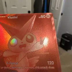 The Pokemon Company Victini 171/086 Sv: Black Bolt Full Art Holo Rare- Holo Line - Image 3