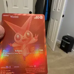 The Pokemon Company Victini 171/086 Sv: Black Bolt Full Art Holo Rare- Holo Line - Image 4