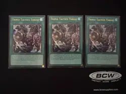 🔥Yugioh Triple Tactics Thrust Ultra Rare x3 Playset CH01-EN030 NM 1st🔥 - Image 1
