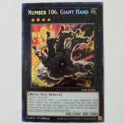 Number 106: Giant Hand - RA04-EN066 - NM - Secret Rare - 1st ed - Yugioh - Image 1