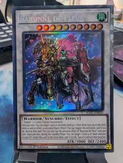 YuGiOh! Baronne De Fleur RA01-EN034 Collector's Rare 1st Ed - Image 1