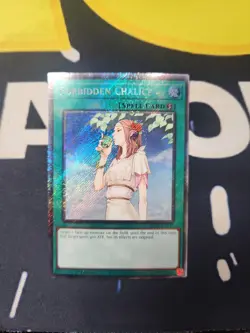 Forbidden Chalice RA04-EN137 Platinum Secret Rare 1st Ed NM Yugioh - Image 1