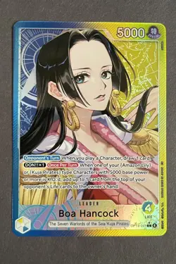 Boa Hancock - OP14-041 (Alternate Art) LEADER The Azure Sea's Seven Foil - Image 1