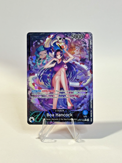 Bandai One Piece Boa Hancock (Alternate Art Leader) (OP07-038) Foil English - Image 1