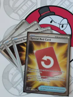 Full Art Special Red Card English Pokemon 113/086 - Playable Set of 4 - Image 1