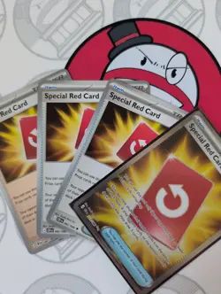 Full Art Special Red Card English Pokemon 113/086 - Playable Set of 4 - Image 3