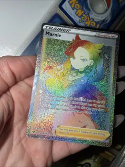 Marnie (Secret) 208/202 Holo SWSH01: Sword & Shield Base Set Pokemon Card - Image 1