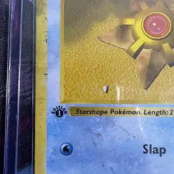 1st Edition Shadowless Staryu 65/102 Base Set Pokemon Card WOTC 1999 HP - Image 2