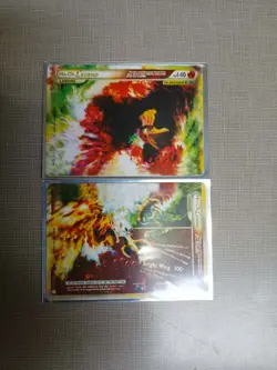 Ho-Oh Legend Pokemon Card Top and Bottom - Image 2