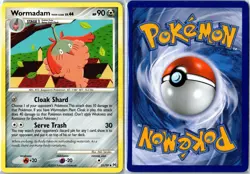 Pokemon Card - Wormadam Trash Cloak 51/99 Arceus Uncommon Moderately Played - Image 3