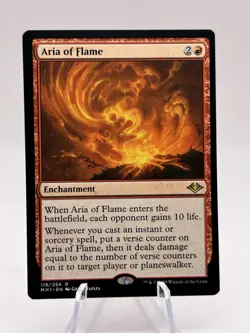Aria of Flame 118/254 Modern Horizons MH1 MTG NM - Image 1