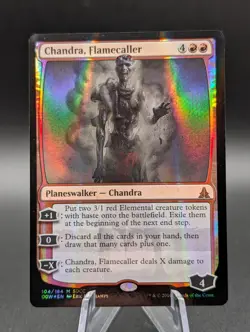 MTG: Chandra, Flamecaller | Foil | SDCC Zombie Promo | NM | - Image 1