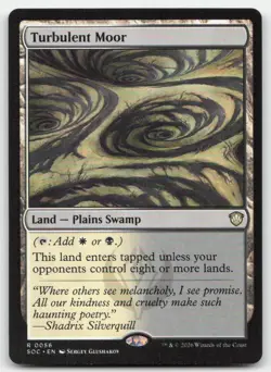 Turbulent Moor 56 SOC Commander: Secrets of Strixhaven Magic MTG NM - Image 1