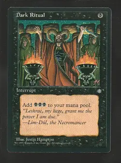 MTG Ice Age Dark Ritual - Image 1