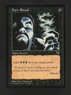 MTG Tempest Dark Ritual - Image 1