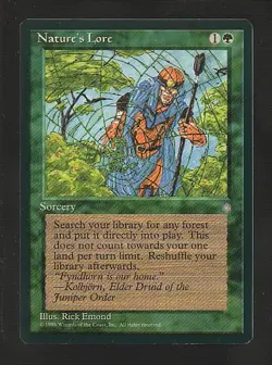 MTG Ice Age Nature's Lore - Image 1