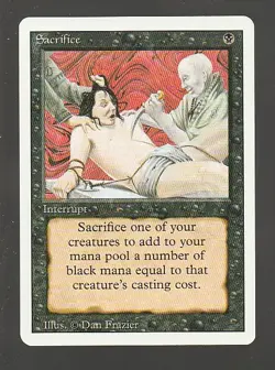 MTG Revised Sacrifice - Image 1