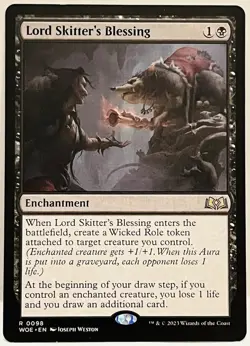 Lord Skitter's Blessing -#98- MTG- Wilds of Eldraine-Regular -NM - Image 1