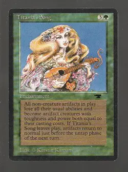 MTG Antiquities Titania's Song - Image 1