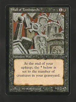 MTG Legends Wall of Tombstones - Image 1