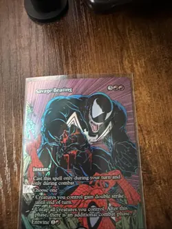 Savage Beating (Borderless) Marvel Universe Eternal-Legal Foil - Image 1