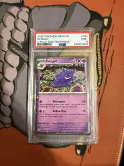 Pokemon Gengar Sam's Club Promo 094 PSA 9 Mint - Image 1