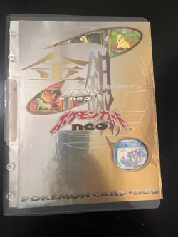 Vintage Pokemon Neo Premium File 1 complete w/ folder - Image 1