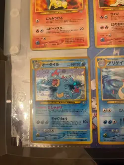 Vintage Pokemon Neo Premium File 1 complete w/ folder - Image 5