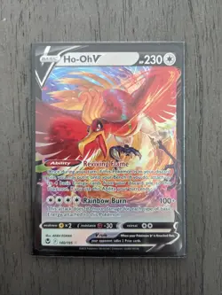 Pokemon TCG Ho-Oh V Silver Tempest 140/195 Holo Ultra Rare - Image 1
