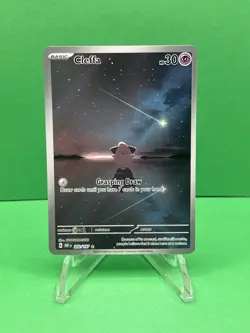 Pokemon TCG Cleffa 202/197 Illustration Rare 2023 Obsidian Flames NM - Image 1