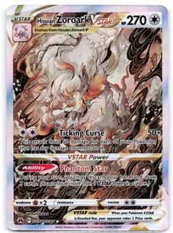 Hisuian Zoroark VSTAR GG56/GG70 Holo Crown Zenith Galarian Gallery - Image 1