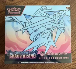 Chaos Rising POKEMON CENTER Exclusive Elite Trainer Box ETB - New Factory Sealed - Image 1