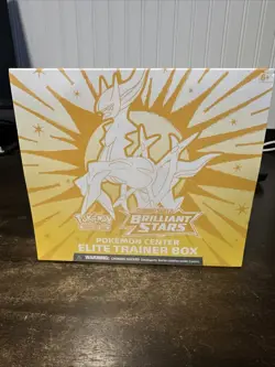 Pokemon Sword & Shield Brilliant Stars Pokemon Center Elite Trainer Box Sealed 820650850066 - Image 1