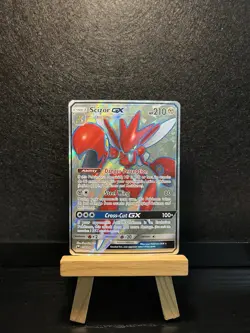 Pokemon - Scizor GX - 158/168 - Celestial Storm - Full Art Holo Rare NM - Image 1