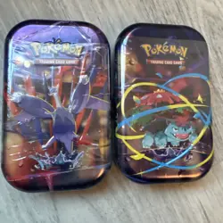 *SEALED* Lot of (2) - Pokemon TCG Mega Evolutions Mega Heroes Mini Tins - Image 1