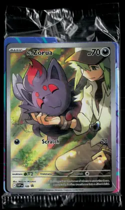 N's Zorua 189 Scarlet & Violet Promo Promo Holo Pokemon SEALED - Image 1