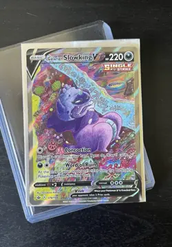 Pokemon TCG Galarian Slowking V 179/198 Chilling Reign Alt FA Holo UR - Image 1