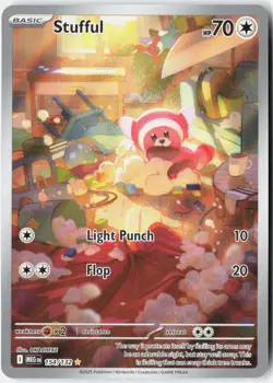 STUFFUL 154/132 ILLUSTRATION RARE MEGA EVOLUTION POKEMON NM - Image 1