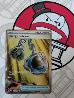 Pokemon Energy Retrieval Trainer-Item Full Art Holo CRI EN 108/086 - Image 2