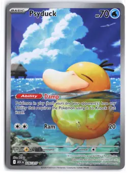 Psyduck 226/217 Illustration Rare Ascended Heroes Pokemon NM - Image 1