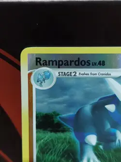 Pokemon Diamond & Pearl Mysterious Treasures Rare Rampardos 33/123 Reverse Holo - Image 2
