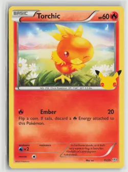 Torchic 11/25 McDonald's Collection 2021 Pokemon NM - Image 1