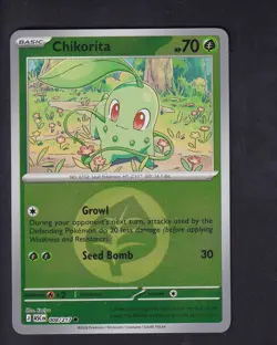 Chikorita (Energy Symbol Pattern) 008/217 Common Ascended Heroes Pokemon NM - Image 1