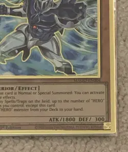 Elemental HERO Stratos NM Gold Rare (MAGO-EN004, 1st Edition) Yugioh Card - Image 4
