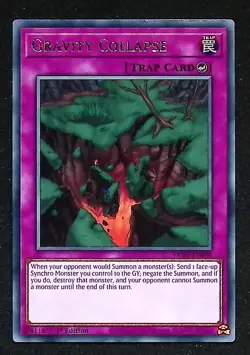 Gravity Collapse - VASM-EN030 - Rare - 1st Edition - Yugioh - Image 1