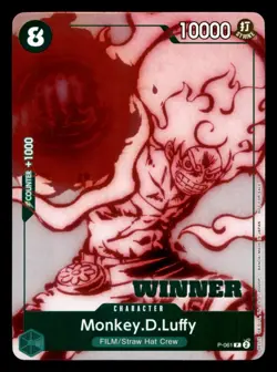 One Piece Monkey D Luffy Starter Deck 11: Uta Deck Battle Winner PR P-061 - Image 2